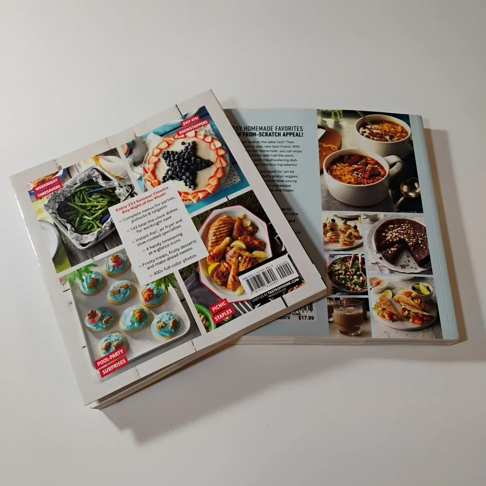 Taste of Home Cookbooks Softcover Lot of 2